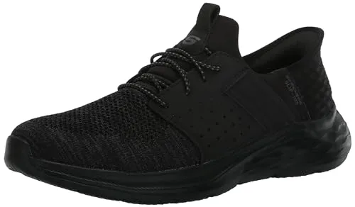 Skechers Herren Garner-Newick Hands Free Slip-in Mokassin, Schwarz, 43 EU - Bequemer Slip-in Mokassin mit luftgekühltem Memory-Schaum für optimalen Komfort. Ideal für den täglichen Einsatz und bietet eine lockere Passform für mehr Bewegungsfreiheit. Perfekt für stilbewusste Männer!','category':'Schuhe