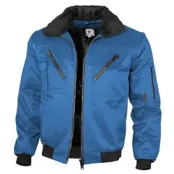 Qualitex Pilotenjacke 4 in 1, Royal, M - Funktionsjacken, vielseitig einsetzbar und in Größen von S bis 4XL erhältlich.