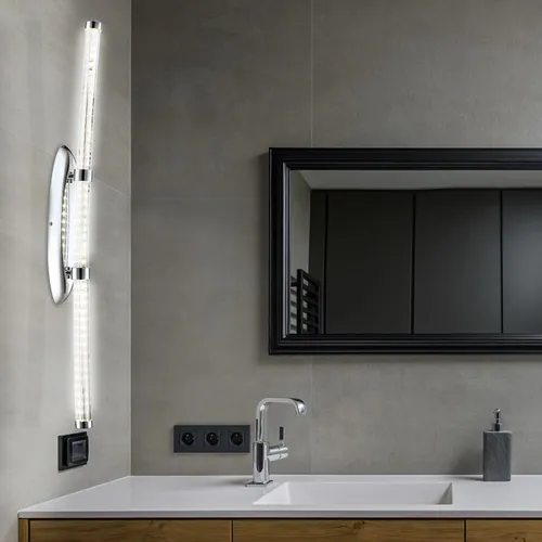 Moderne Wandleuchte Chrom – Wandstrahler mit 16 Watt LED