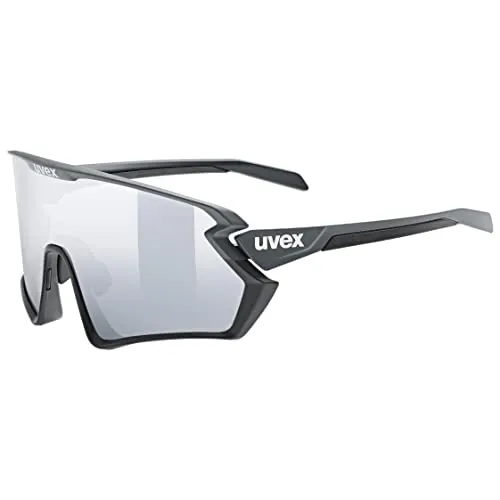 Uvex Sportstyle 231 - Sportbrille in Schwarz mat für optimalen Schutz - Sportbrillen mit UV-Schutz und kratzfester Beschichtung, ideal für Sport und Outdoor-Aktivitäten.