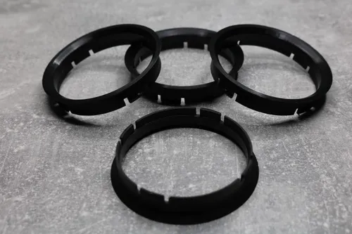 4x SET Zentrierringe Distanzringe  70,0 mm x 66,1 mm schwarz für Alufelgen