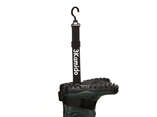 3Kamido Verstellbare Kleiderbügel für Wathose Watstiefel Stiefel, Motocross Stiefel, Gummistiefel, Gürtel für Trocknen Wathose (1)