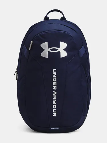 Under Armour Unisex UA Hustle Lite Backpack - Sporttasche mit UA Storm Technology, schützt vor Nässe und bietet eine weiche Laptophülse sowie praktische Seitentasche für Wasserflasche.