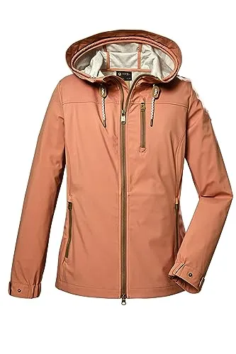 G.I.G.A. DX Damen Gs 24 Wmn Sftshll Jckt Softshell Jacke Mit Kapuze/Outdoorjacke, Orange, 36 EU