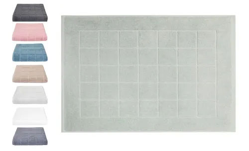 Betz Badematte Badvorleger Berlin Größe 50x70 cm Qualität 650 g/m², beidseitig nutzbar, Baumwolle, maschinenwäsche