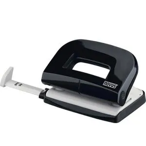 Novus Locher E 210, 025-0542, schwarz, Bürolocher, Stanzleistung ca. 10 Blatt