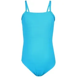 Aquarti Mädchen Badeanzug mit Spaghettiträgern - Modischer Badeanzug für Mädchen mit Streifendesign, schnelltrocknend und UV-beständig – ideal für Strand, Schwimmbad und Schwimmunterricht.