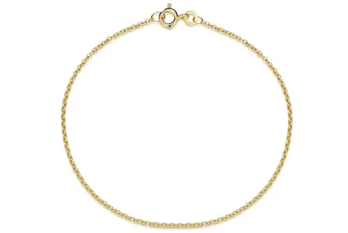 Silberkettenstore Goldarmband Erbsketten Armband 1,5mm - 333 Gold
