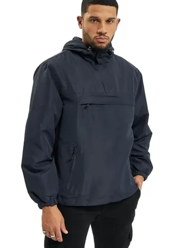 Brandit Herren Summer Pull Over Jacket - Funktionsjacken, wind- und wasserabweisend mit Mesh Innenfutter und praktischen Taschen für optimalen Komfort im Sommer.