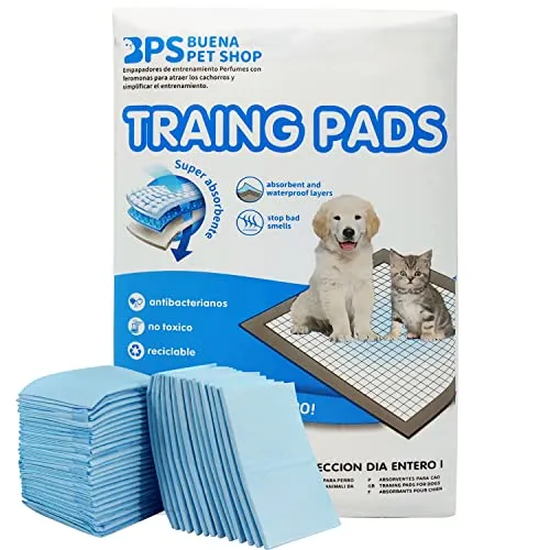 BPS Trainingsunterlagen für Welpen Puppy Pads super saugfähig Saugstarke Welpenunterlage Pads Für Hundeerziehung Welpenerziehung (10pcs 60 * 60 cm) BPS-2166