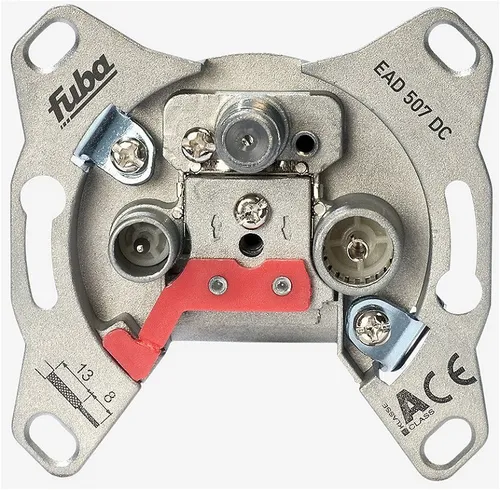 Fuba Antennensteckdose EAD 507 DC in silber von Fuba