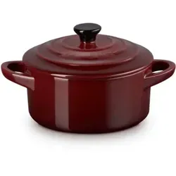 Le Creuset Mini Cocotte 10cm rhone in rot von Le Creuset