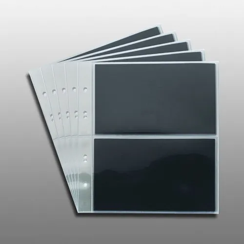 Prophila Doppel-Briefhüllen schwarz 10 in schwarz von Prophila