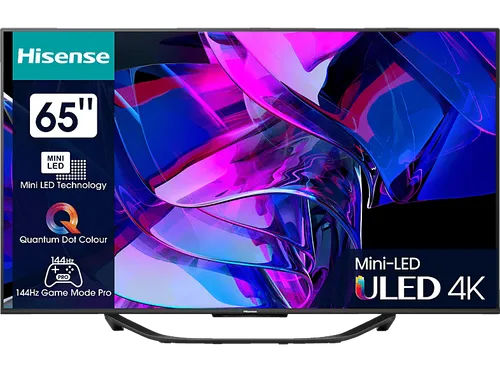 HISENSE 65U7KQ Mini LED TV (Flat, 65 Zoll / 164 cm, UHD 4K, SMART TV)