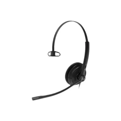 Yealink YHS34 Lite Mono Headset - Kabelgebundenes On-Ear Headset mit Quick Disconnect, ideal für klare Telefonate und den ganzen Tag Komfort.