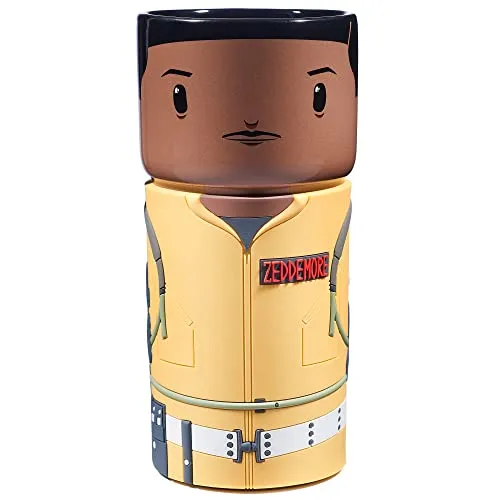 Numskull Offizieller Ghostbusters Winston Zeddemore CosCup – Keramikbecher mit Gummimanschette – 400 ml – Offizielles Ghostbusters-Merchandise