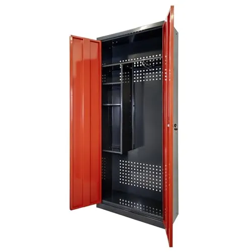 PROREGAL Motorradschrank Owl mit 3 Staufächern