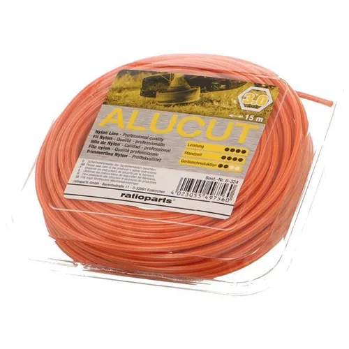 RATIOPARTS Nylonfaden 6-Kant Alucut 3,0 mm 15 m | 6-324