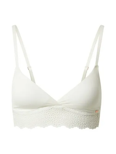 Skiny Damen Soft BH mit herausnehmbaren Pads, Ivory, 40/C-D - Funktionsunterwäsche mit voller Abdeckung und angenehmem Tragekomfort, gefertigt aus nachhaltigen Materialien und verziert mit zarten Spitzen-Details.