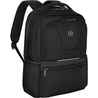 WENGER XE Resist Laptop-Rucksack - 23 l, für Notebooks bis 16 Zoll, recyceltes Material, ideal für Büro und Uni, schwarz, 5 Jahre Garantie