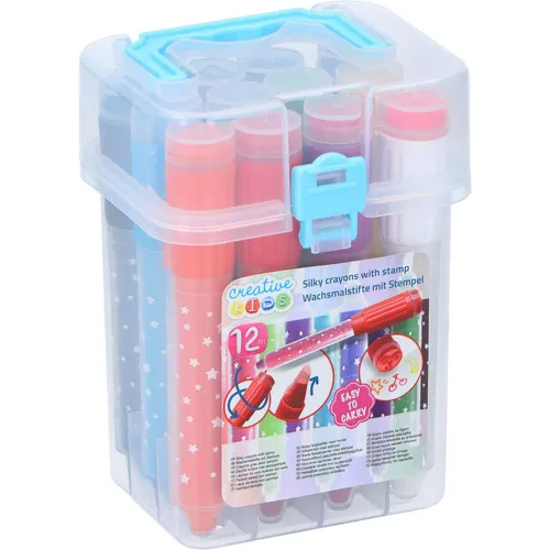 Creative kids Wachskreide mit Stempel (12x) (21524813)