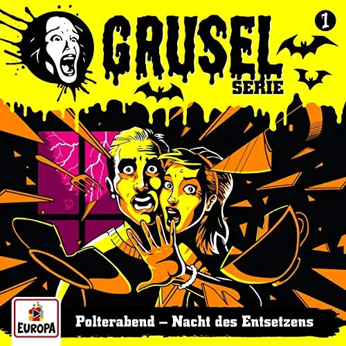 Gruselserie 001/Polterabend-Nacht des Entsetzens (Vinyl) - Hörbuch auf Vinyl, spannende Gruselgeschichten für eine unvergessliche Polterabend-Nacht, hergestellt in Deutschland.