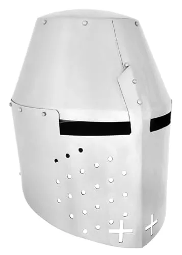 Battle-Merchant Grosser Helm Pembridge in grau von Battle-Merchant