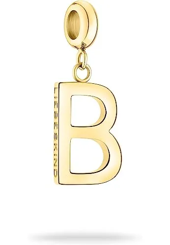 Liebeskind Berlin Charm LJ-1236-P-18 'B' IP Gold - Italian Style Charms für Damen, aus hochwertigem Edelstahl mit IP Gold Finish, ideal für individuelle Kombinationen und als perfektes Geschenk für jeden Anlass.