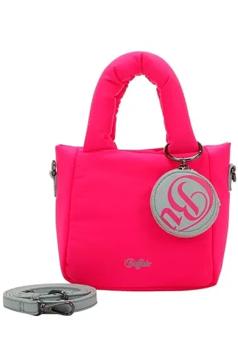 BUFFALO Boxy25 Crossbody Bag - Neon Pink - Umhängetasche mit abnehmbarem Schulterriemen, stylish und perfekt für festliche Anlässe, bringt einen Farbtupfer mit Wow-Effekt in jedes Outfit.