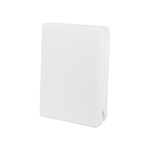 Zestri Mikroflausch Spannbettlaken Spannbetttuch Bettlaken | für Boxspringbett und Normale Matratze | 180-200x200 cm Weiß