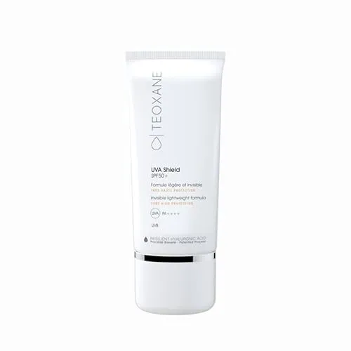 TEOXANE UVA Shield SPF50+ - Sonnenschutzmittel für Damen mit LSF 50, hydratisierend und ideal für normales Hautbild, schützt Gesicht und Hals effektiv vor UV-Strahlen.