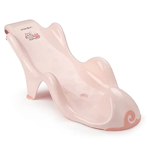 BABYLON Anatomischer Baby Badewannensitz Aqua Grand. Badesitz Baby mit Anti-Rutsch Saugnäpfe. Badewannen Zubehör für Mädchen und Jungen, Babywanneneinsatz Rosa