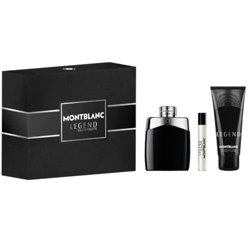 Montblanc Legend Herrenparfüm-Set, 3-teilig - Duft-Sets für Herren, enthält drei exquisite Düfte für den modernen Mann, ideal als Geschenk oder für den persönlichen Gebrauch.