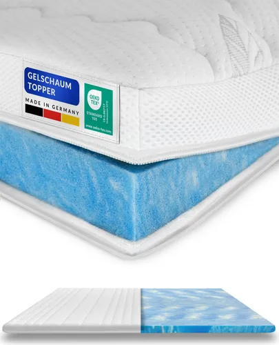 AM Qualitätsmatratzen Premium Gelschaum-Topper 180x200 cm von AM Qualitätsmatratzen