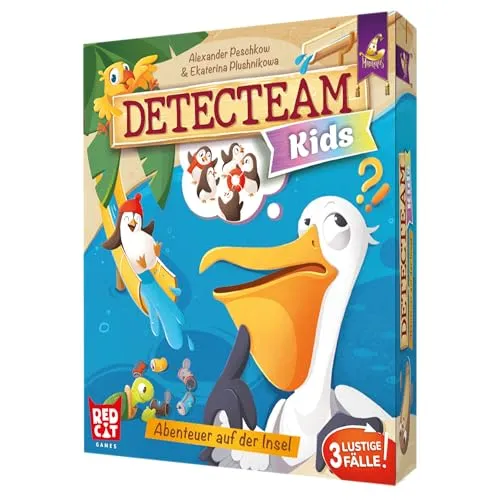 Mirakulus | Detecteam: Kids – Abenteuer auf der Insel | Rätselspiel für 2-4 Spieler ab 6 Jahren | Deutsch