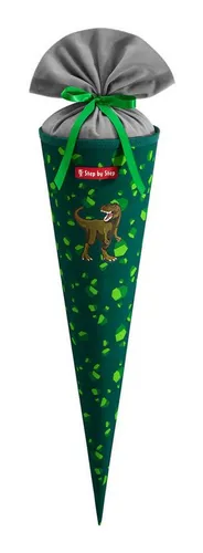 Step by Step Schultüte mit eingenähtem Bändchen - Schultüte im passenden Design zum Ranzen, aus 100% recyceltem Material, umweltfreundlich, 5 Liter Volumen für viele Überraschungen – der perfekte Start ins Schulleben!