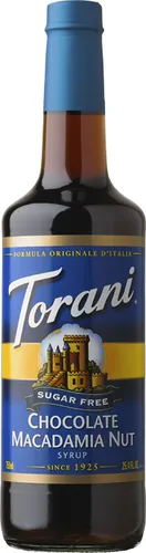 Torani Schokolade-Macadamia-Nuss Sirup ohne Zucker
