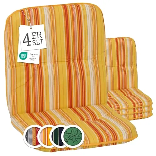 beo Paspelauflage Niedriglehner Edremit in gelb von Beo