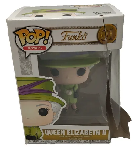 Funko Royal Family POP Vinyl Figur Queen Elizabeth II #01 Neu 2. Wahl *