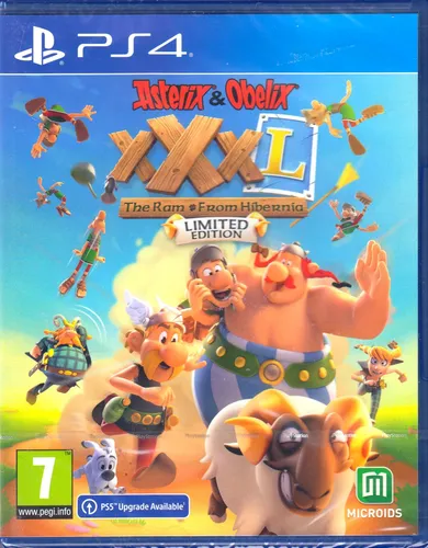 Asterix & Obelix XXXL: The Ram From Hibernia - PS4 - Actionspiel für die Sony PlayStation 4, erlebe aufregende Abenteuer mit Asterix und Obelix in einer bunten Comic-Welt!