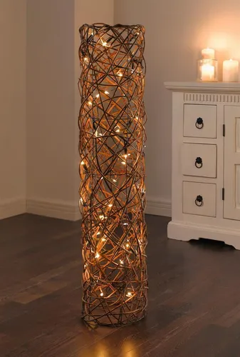 Dekoleidenschaft Dekosäule Leuchtdeko