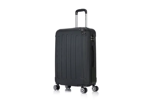 Flexot Trolley F-2045 Kofferset - Robuster Reisekoffer mit 360° Rollen, ideal für Vielflieger. Elastische Hartschale und Zahlenschloss bieten Sicherheit und Komfort auf Reisen.