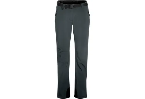 MAIER SPORTS Tech Pants W Damen Funktionshose, Gr. 18, grau - Wanderhosen, warme Softshellhose, elastisch und winddicht – ideal für Outdoor-Aktivitäten bei kaltem Wetter.
