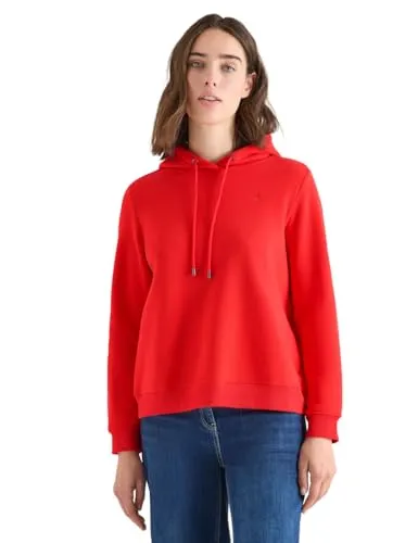 Cecil Damen Kapuzen Sweatshirt mit Stickerei - Stylisches Damen Sweatshirt mit Kapuze, Rippdetails und softer Qualität. Perfekt für lässige Looks und angenehmen Tragekomfort.