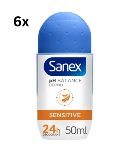 SANEX Dermo Sensitive pH Balance Deodorant – 24h Anti-Transpirant - Deodorant für Damen und Herren, schützt effektiv vor Gerüchen und erhält den natürlichen pH-Wert der Haut für gesunde Hautpflege.