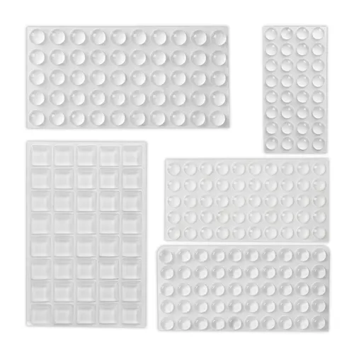 Gummipuffer Gummidämpfer Silikonstopper Anschlagdämpfer 5 Größen selbstklebend
