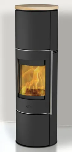 Fireplace Kaminofen Perondi RLU Sandstein 5kW - Raumluftunabhängiger Kaminofen mit 5kW Leistung, ideal für effiziente Wärme und gemütliche Atmosphäre in Ihrem Zuhause.