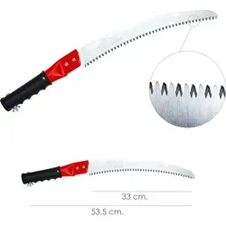 Gebogene Handsäge Samurai Gc Für Stangen 330 Mm.