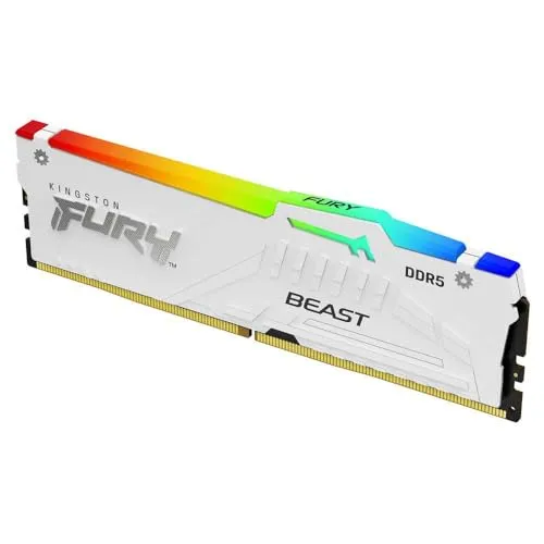 Kingston FURY Beast Weiß RGB 16GB DDR5 5600MT/s