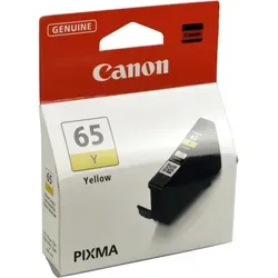 Canon Tinte 4218C001 CLI-65Y Yellow - Original Tintenpatrone 12,6 ml für brillante Drucke, ideal für Canon Pixma PRO-200